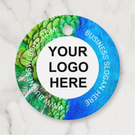 Etiquetas Para Lembrancinhas Textura colorida de penas Peacock