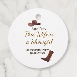 Etiquetas Para Lembrancinhas This Wife is a showgirl bachelorette party name da