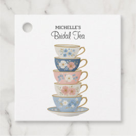 Etiquetas Para Lembrancinhas Time for Tea Bridal Shower Favor Tag