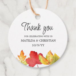 Etiquetas Para Lembrancinhas Todas as Marcas de Favoritos de Casamento de Folha