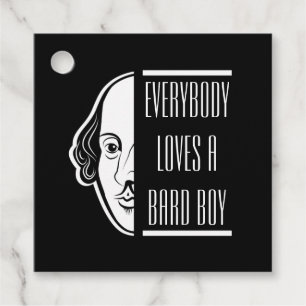 Etiquetas Para Lembrancinhas Todo Mundo Adora Um Bard Boy Shakespeare Thespian