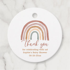 Etiquetas Para Lembrancinhas Tones Mudados Boho Rainbow Obrigado