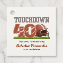 Touchdown Quarty Engraçado aniversário de 40 anos 
