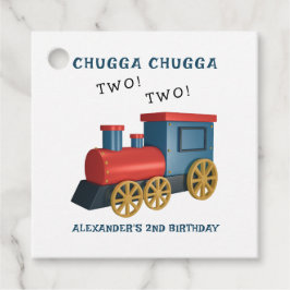 Etiquetas Para Lembrancinhas Trem Chugga Dois Dois Segundo Aniversário