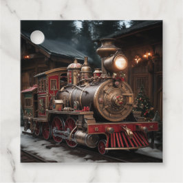 Etiquetas Para Lembrancinhas trem de Natal