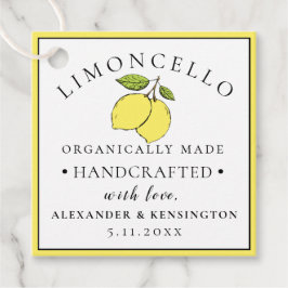 Etiquetas Para Lembrancinhas Trendy Modern Limoncello Para Um Frasco