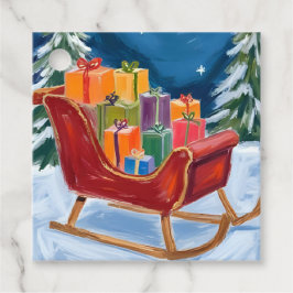 Etiquetas Para Lembrancinhas Treno de Natal do Papai Noel Feliz Natal 