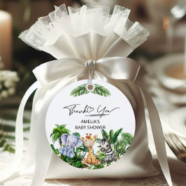 Etiquetas Para Lembrancinhas Tropical Selgle Safari Obrigado Animais