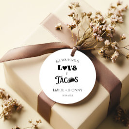 Etiquetas Para Lembrancinhas Tudo o que você precisa é amor & Jantar de ensaio 