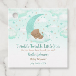 Etiquetas Para Lembrancinhas Twinkle Twinkle Pequena Chá de fraldas do Urso Est