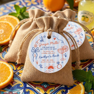 Etiquetas Para Lembrancinhas Última Festa de Despedida de Solteira Spritz na Co