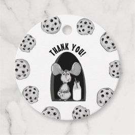 Etiquetas Para Lembrancinhas Um doce Cookie e Leite Aniversário