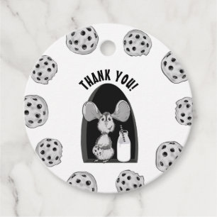 Etiquetas Para Lembrancinhas Um doce Cookie e Leite Aniversário