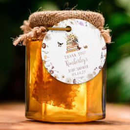 Etiquetas Para Lembrancinhas Um novo capítulo Chá de fraldas Storybook Wildflow