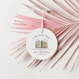 Etiquetas Para Lembrancinhas Um Novo Capítulo Começa! Favor para Chá de Noiva