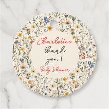 Um pequeno Chá de fraldas de flor selvagem