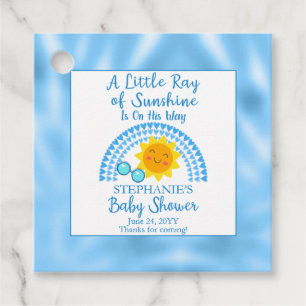 Etiquetas Para Lembrancinhas Um pequeno Chá de fraldas de Sunshine Boy