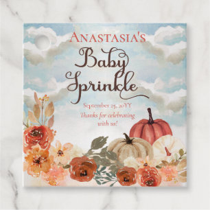 Etiquetas Para Lembrancinhas Um Pequeno Pumpkin Garota Floral