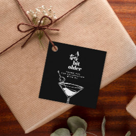 Etiquetas Para Lembrancinhas Um Pouco Mais Velho Black Martini Aniversário Obri