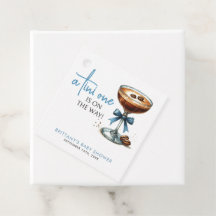 Um Tini Está No Caminho Do Chá de fraldas Azul