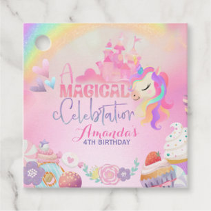 Etiquetas Para Lembrancinhas Uma celebração mágica do Unicórnio Candyland