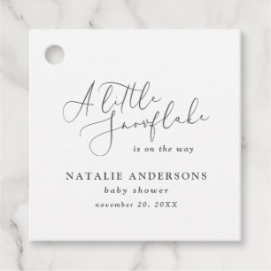 Etiquetas Para Lembrancinhas Uma pequena festa de chá de fraldas de inverno com