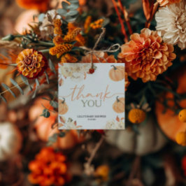 Etiquetas Para Lembrancinhas Uma Pequena Quadrinha De Chá de fraldas De Abóbora