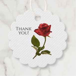 Etiquetas Para Lembrancinhas Uma Rosa vermelha com Fotografia Floral Stem Natur