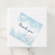 Urso de Avião Azul - Chá de fraldas