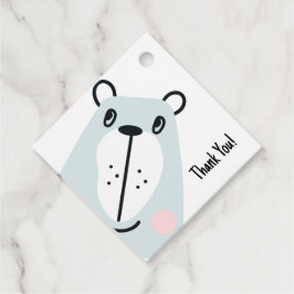 Etiquetas Para Lembrancinhas Urso engraçado bonito