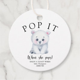 Etiquetas Para Lembrancinhas Urso polar de inverno - Pop! Quando ela pop