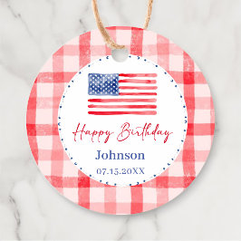 Etiquetas Para Lembrancinhas USA Independence Day Themed Birthday Favor Tags