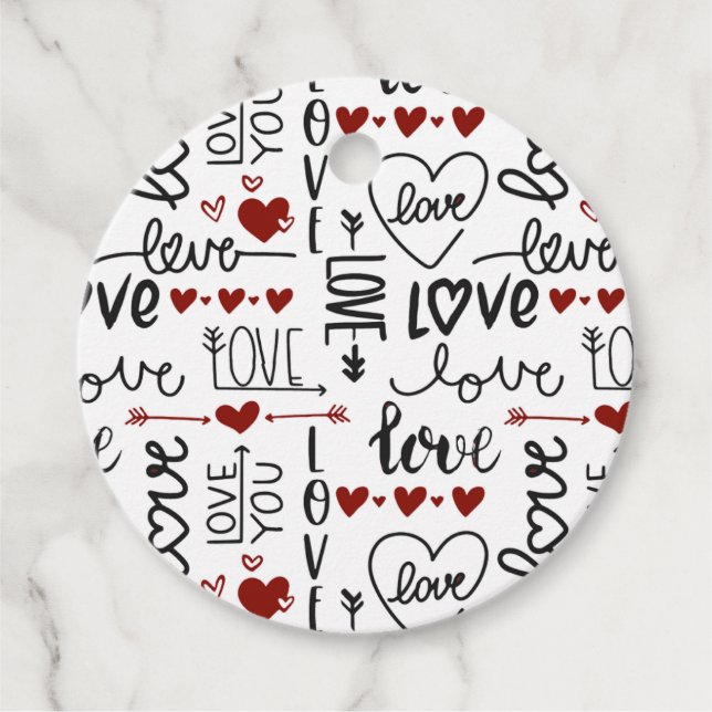 Etiquetas Para Lembrancinhas Valentines Day (Frente)