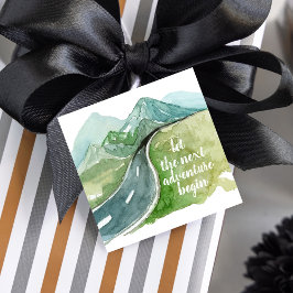 Etiquetas Para Lembrancinhas Vamos Natural De Aquarela O Próximo Aventura Começ