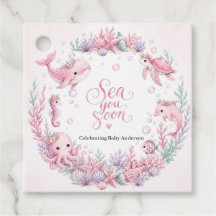 Vejo Você em Breve Rosa Sob o Mar Churrasco de Beb