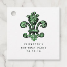 Verde Esmeralda Fleur de Lis