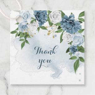Etiquetas Para Lembrancinhas verde floral branco azul