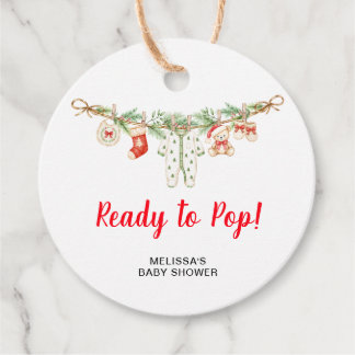 Etiquetas Para Lembrancinhas Vestido de Bebê Merry Little Baby Shower Pronto pa