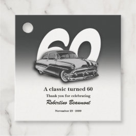 Etiquetas Para Lembrancinhas Viagem Carro Verde Clássico Faz 60 Anos