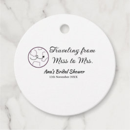 Etiquetas Para Lembrancinhas Viagem de Chá de Panela adicionar nome data de sol