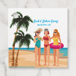 Etiquetas Para Lembrancinhas Viagem de Solteira das Garotas das Bahamas