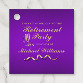 Etiquetas Para Lembrancinhas Vidro de Champanhe Clássico Formal