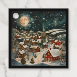 Etiquetas Para Lembrancinhas Vila Folk Winter