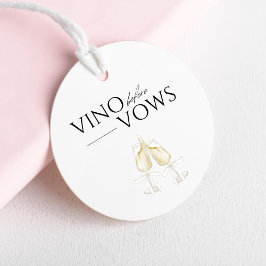 Etiquetas Para Lembrancinhas Vinho antes dos Votos Bridal Shower Floral Branco