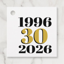 Etiquetas Para Lembrancinhas Vintage 1996 Milestone 30th Birthday 