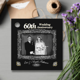 Etiquetas Para Lembrancinhas Vintage 60º Aniversário de Casamento