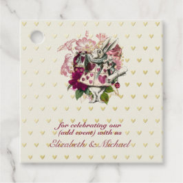 Etiquetas Para Lembrancinhas Vintage Alice no Partido do Tea em Wonderland