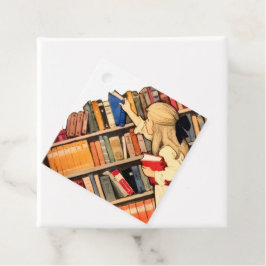 Etiquetas Para Lembrancinhas Vintage Children Reading Library Books