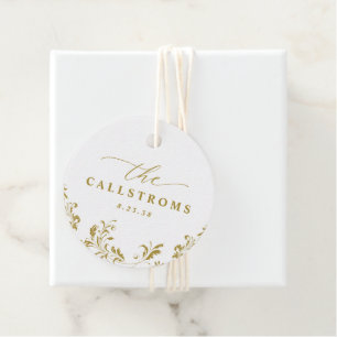 Etiquetas Para Lembrancinhas Vintage Elegante Dourado Wedding Classy