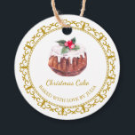 Etiquetas Para Lembrancinhas Vintage Homemade Christmas Cake Hang Tag<br><div class="desc">Especial para você!</div>